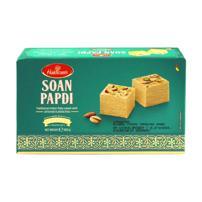 Haldiram's - 500g Soan Papdi Würfel