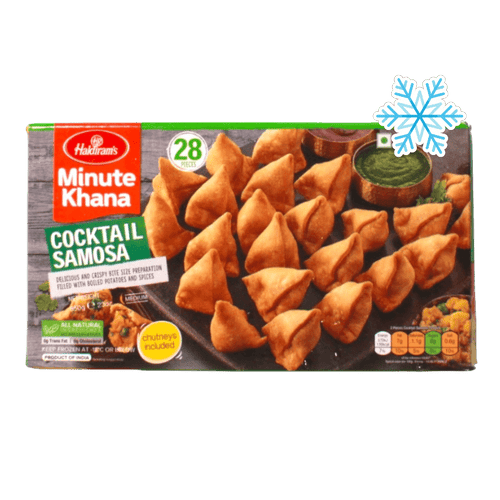 Haldiram's - 650g Minute Khana Cocktail Samosa 28 Stück