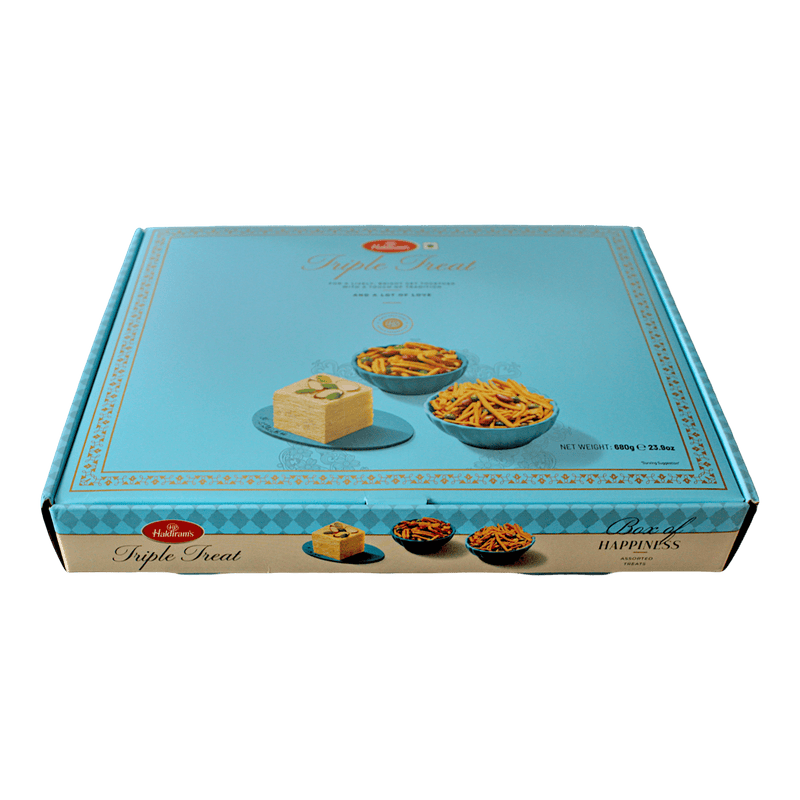 Haldiram's - 680g Triple Treat Gift Box