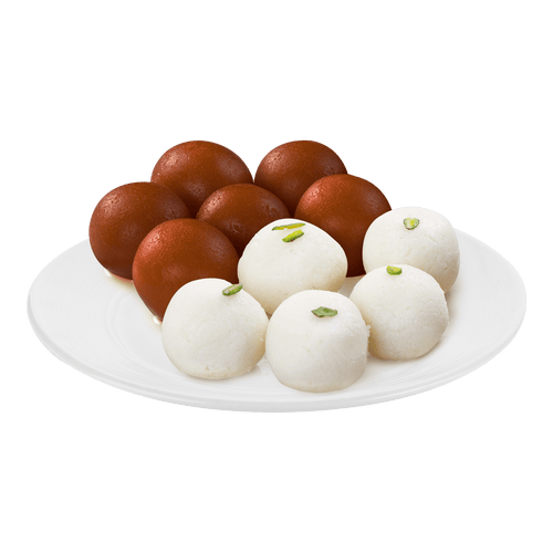 Handgemacht & Frisch - 400g 2in1 Packung Gulab Jamun & Rasgullas