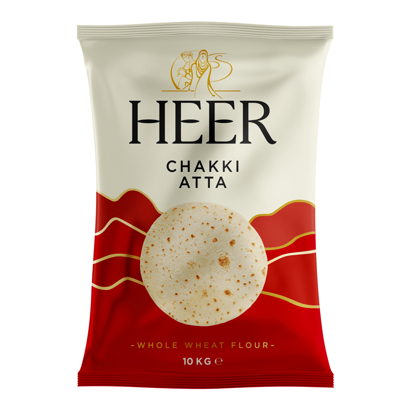 Heer - 10kg Chakki Atta (Whole Wheat Flour) (BBD 24/11/2024)