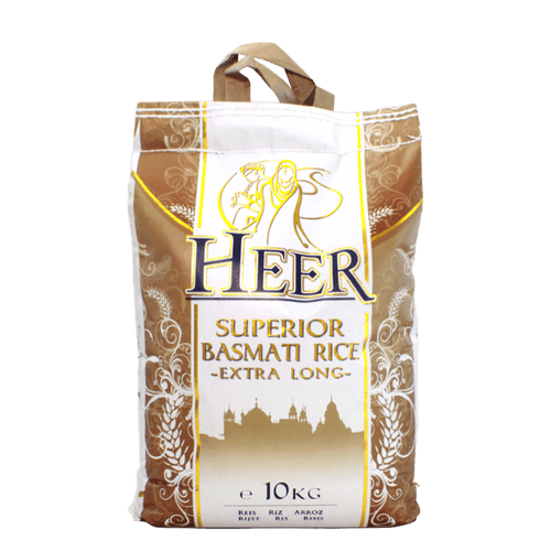 Heer - 10kg Superior Basmati Rice Extra Long