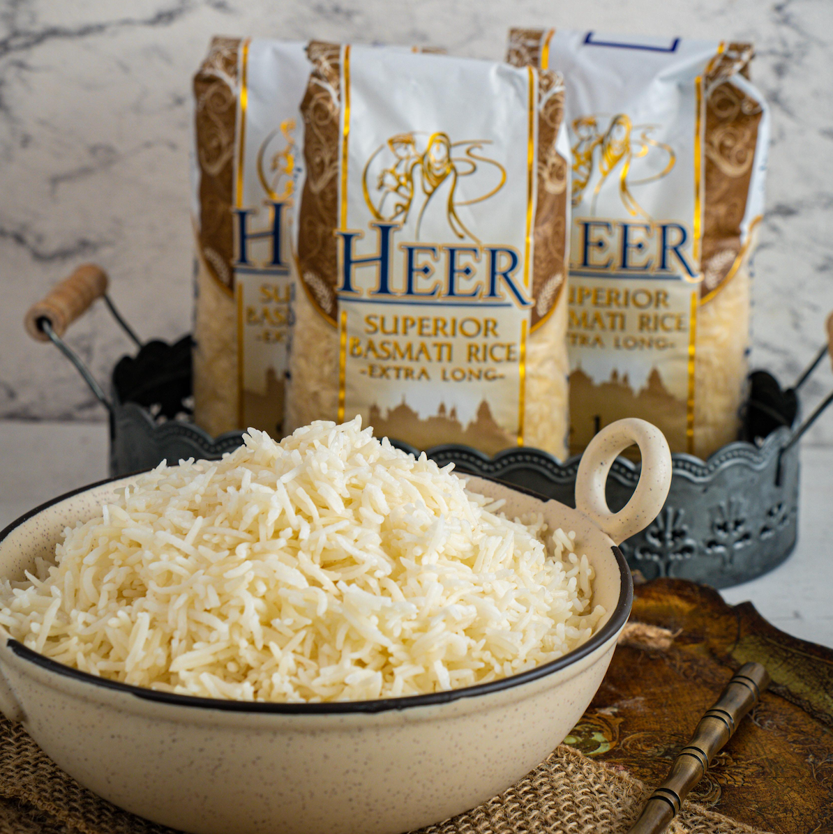 Heer - 10kg Superior Basmati Reis extra lang