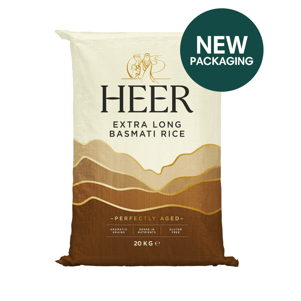 Heer - 20kg Superior Basmati Reis extra lang