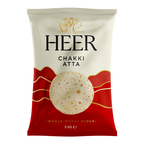 Heer - 5kg Chakki Atta (Whole Wheat Flour) (BBD 25/11/2024)