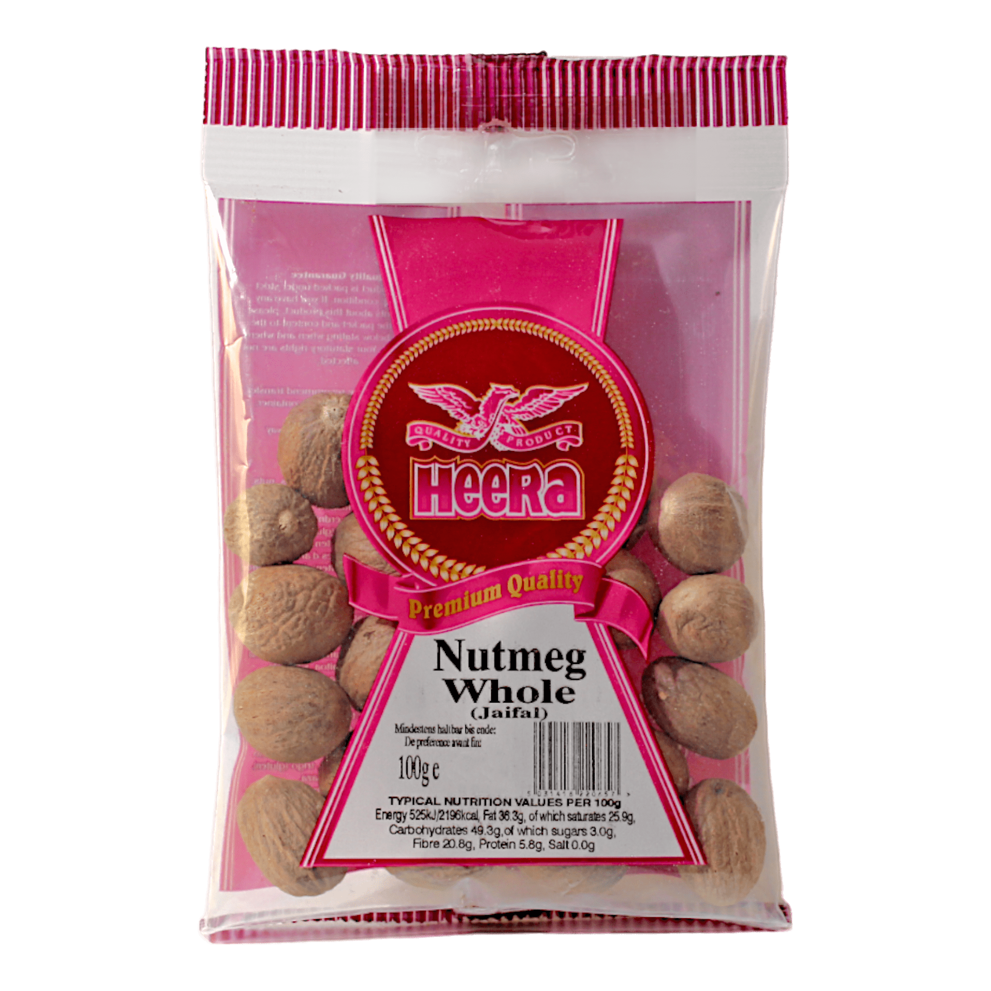 Heera - 100g Muskatnuss Ganz (Jaifal)