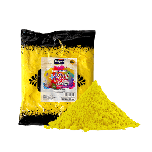 Holi Farbe - 200g Gelbes Organisch Pulver