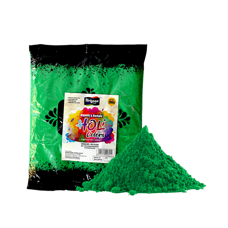 Holi Color - 200g Light Green Organic Color Powder