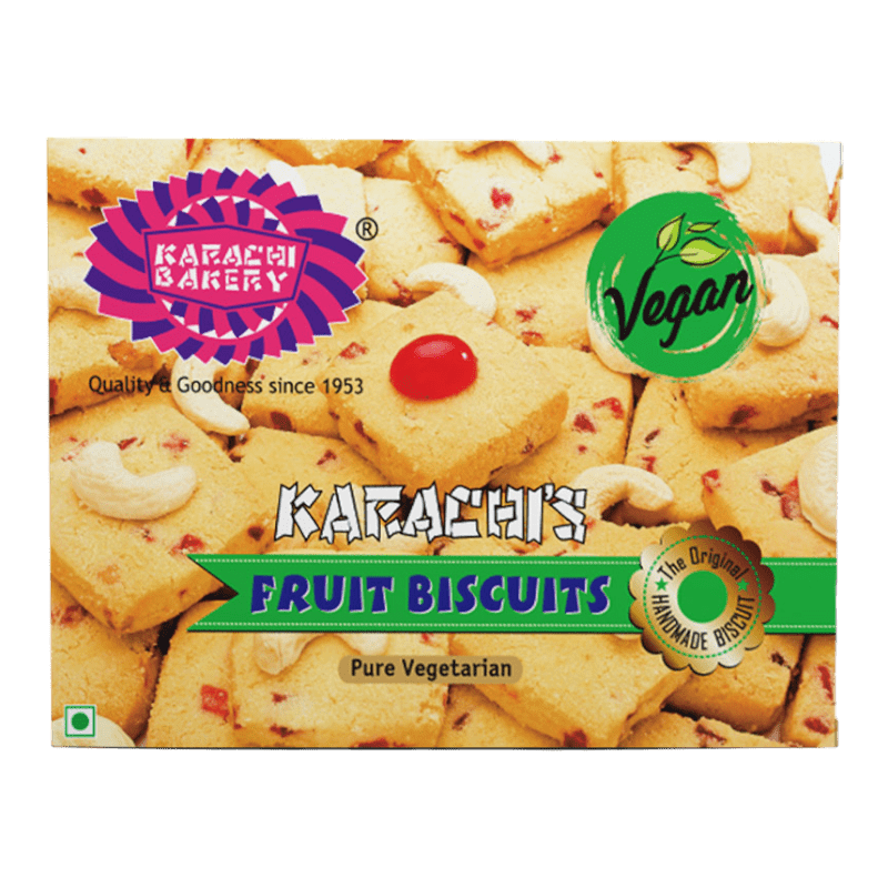 Karachi Bakery - (BBD 31/01/2025) 400g Vegan Fruit Biscuits