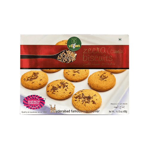 Karachi Bakery - 400g Vegan Zeera Biscuits