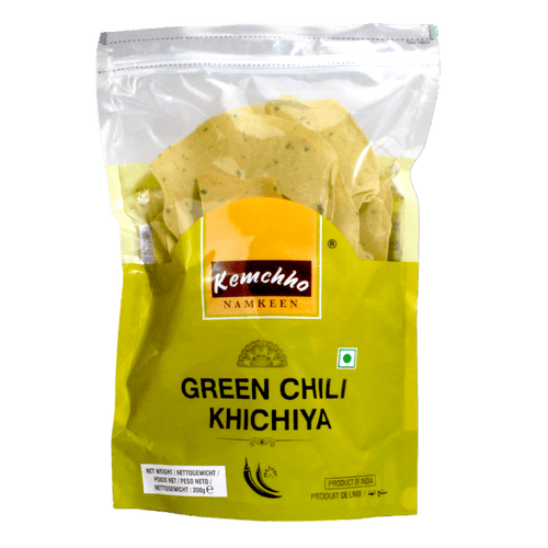 Kemchho - 200g Green Chili Khichiya Papad