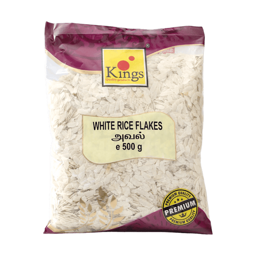 Kings - 500g White Rice Flakes Medium (Poha)