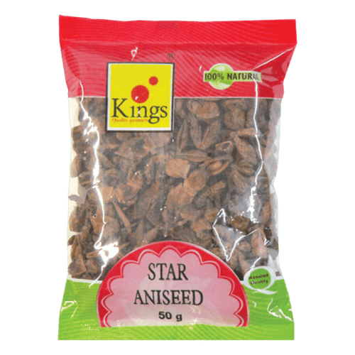 Kings - 50g Star Anise Seeds (Chakra Phool)