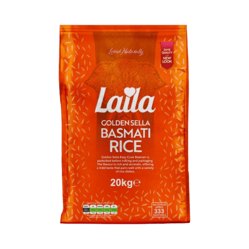 Laila - 20kg Golden Sella Basmati Rice