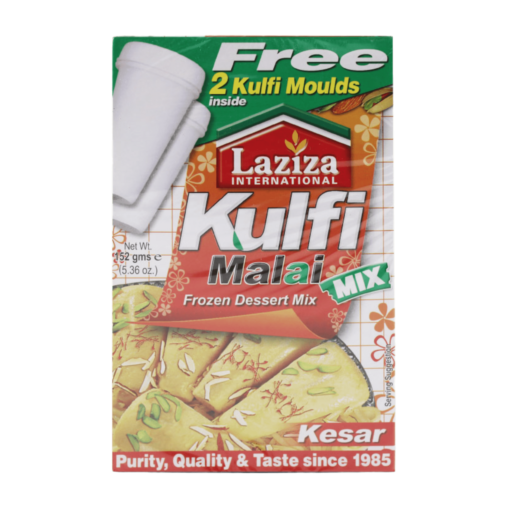 Laziza - 152g Kulfi Malai Dessertmischung Kesar