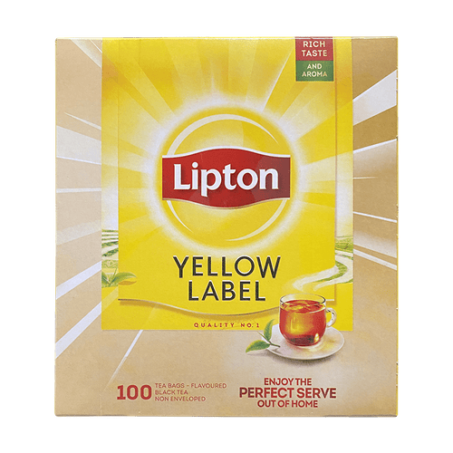 Lipton - 100 Stück Yellow Label Teebeutel 