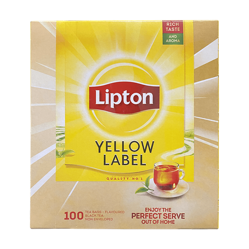 Lipton - 100 teabags Yellow Label (BBD 30/09/2024)