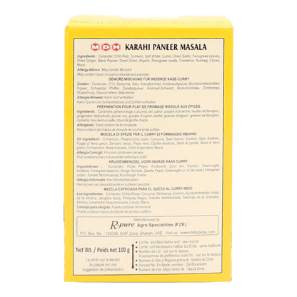 MDH - 100g Karahi Paneer Masala Spice Mix