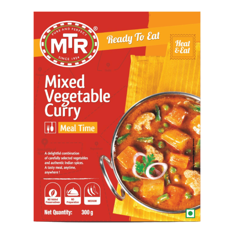 MTR - 300g mixed Vegetable Curry RTE