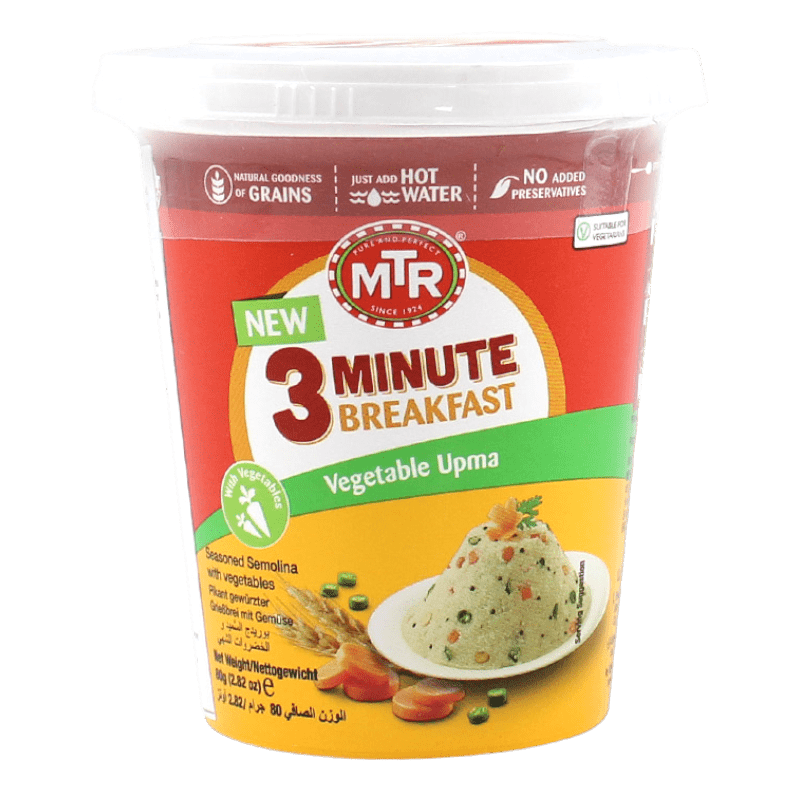 MTR - 80g Gemüse Upma 3 Minute Breakfast