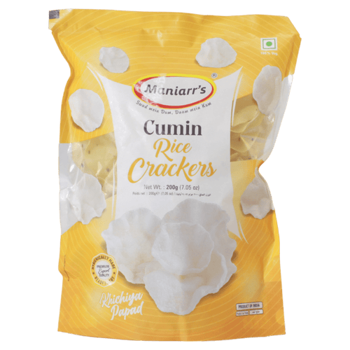 Maniarr's - 200g Cumin Khichiya Papad (BBD 22/11/2024)