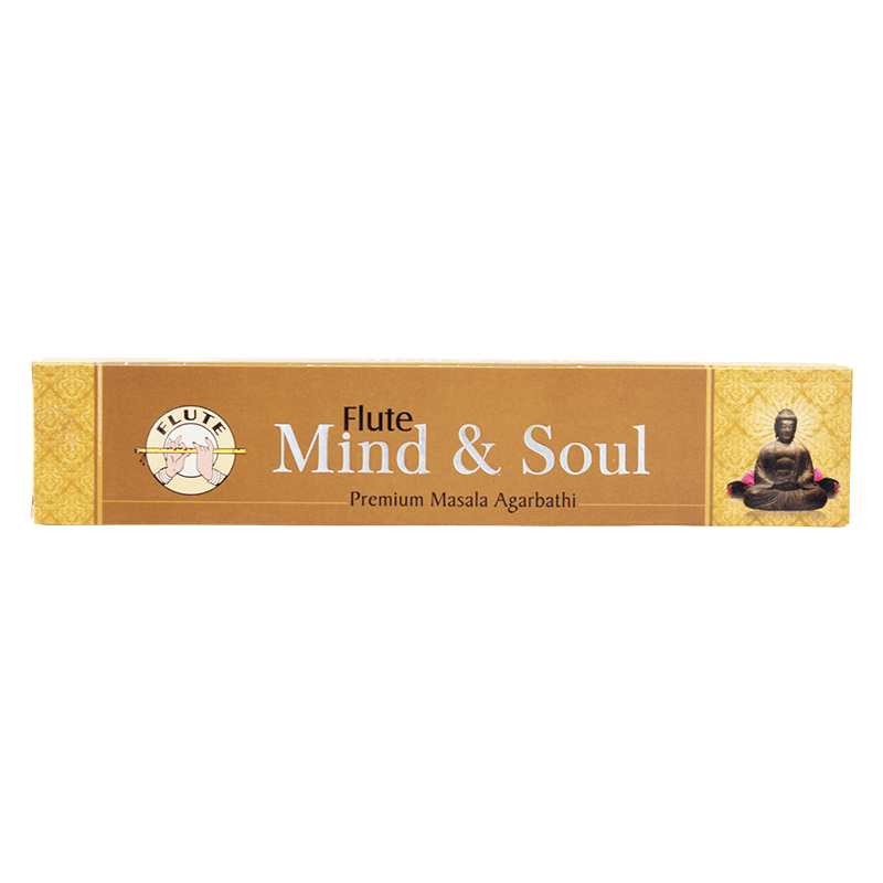 Metromlilan - Mind &amp; Soul Flute Premium Masala Agarbathi (15 sticks)