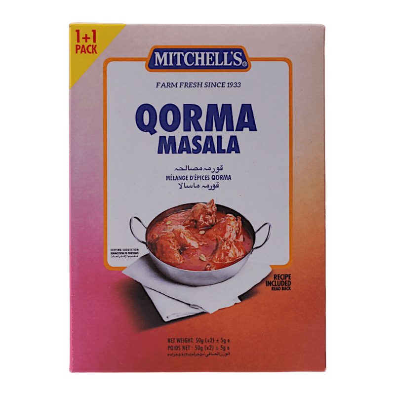 Mitchell's - 100g Qorma Masala (BBD 26/12/2024)