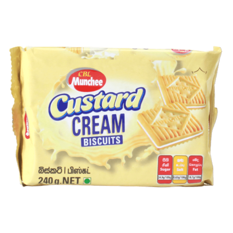 Munchee - 240g Custard Cream Biscuits