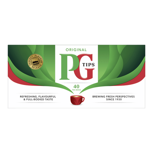 PG Tips - (BBD 31/03/2025) 40 teabags Black Tea