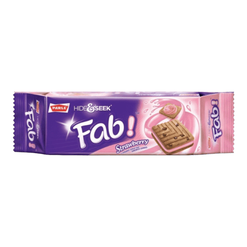 Parle - 112g Hide & Seek Fab Kekse Erdbeere