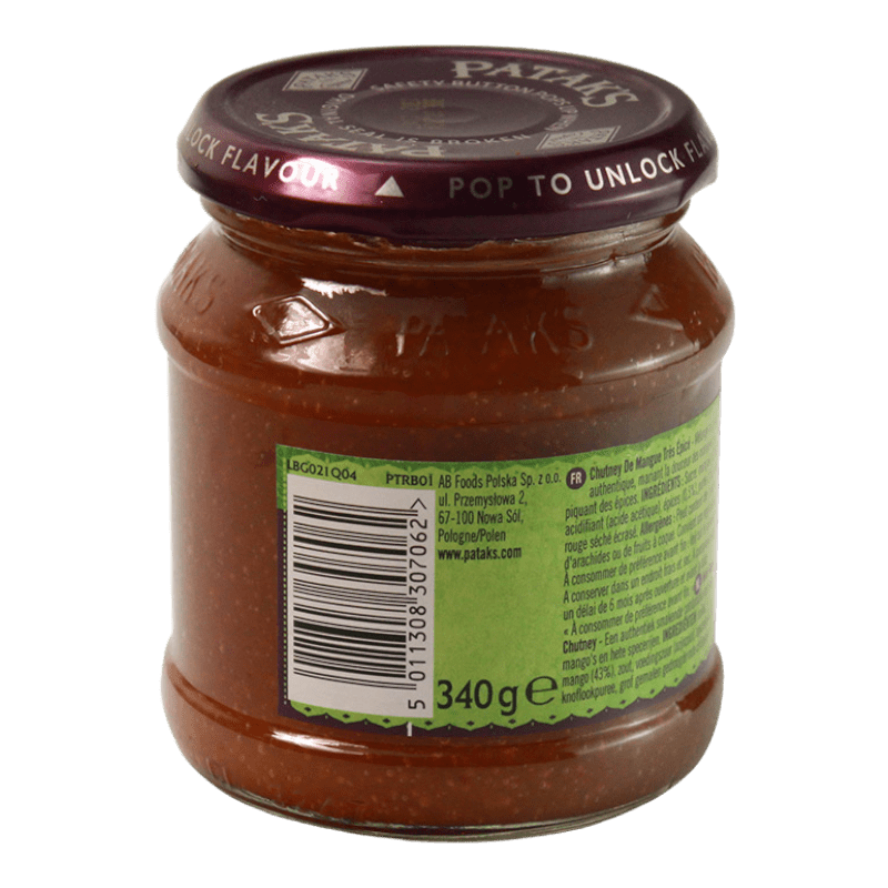 Patak's - 340g Scharfes Mango Chutney