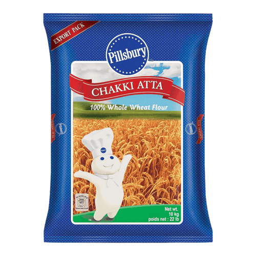 Pillsbury - 10kg Chakki Atta (Whole Wheat Flour)