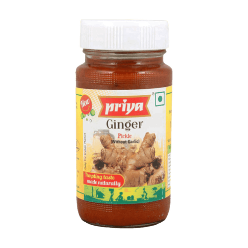 Priya - 300g Ingwer-Pickles (ohne Knoblauch)