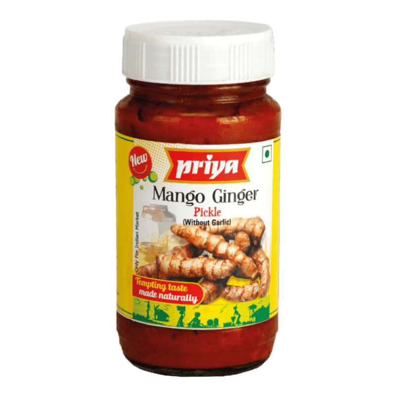 Priya - 300g Mango Ingwer Pickles (ohne Knoblauch)