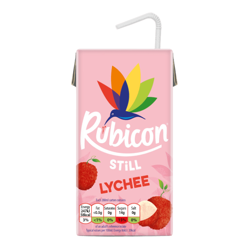 Rubicon - (BBD 31/03/2025) 288ml Lychee Juice