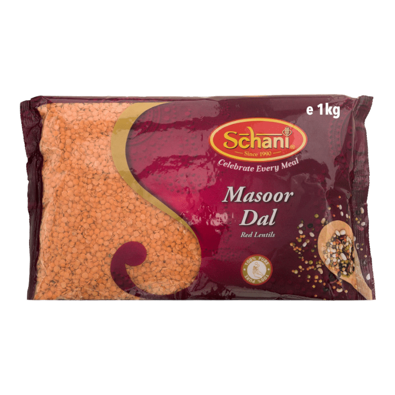 Schani - 1kg Masoor Dal (Rote Gespaltene Linsen)