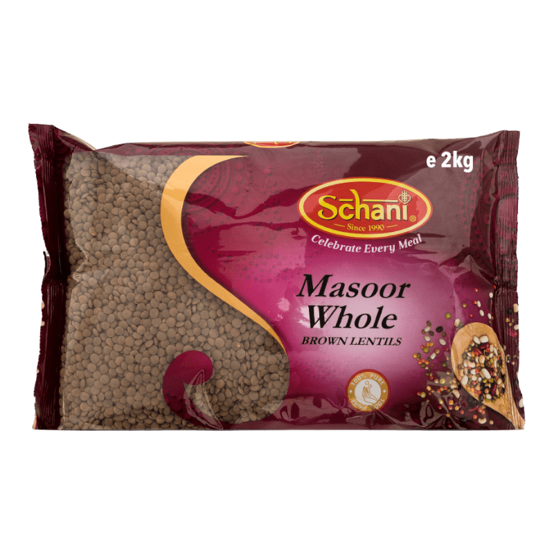 Schani - 2kg Masoor Dal Whole (Brown Lentils)