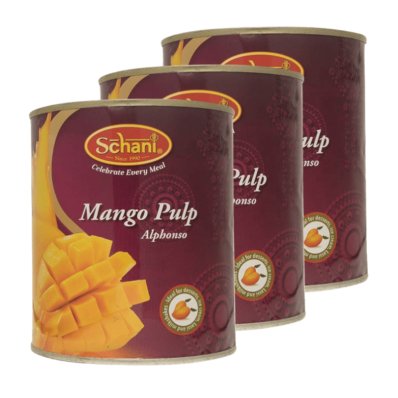 Schani - 3x850g Mango Pulp Alphonso