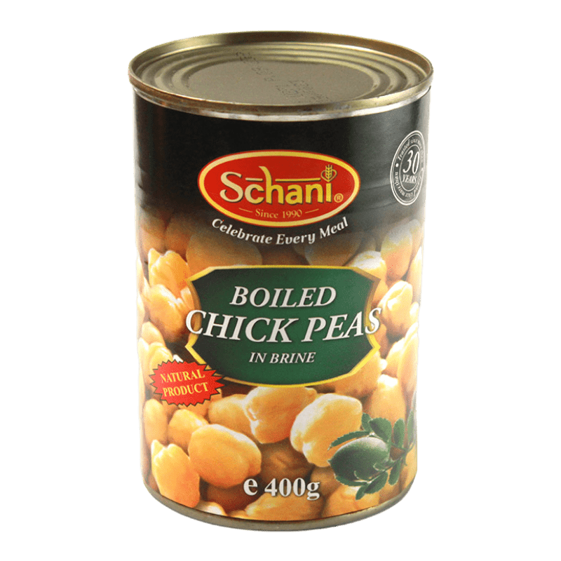 Schani - 400g Boiled Chickpeas (Kabuli Chana)