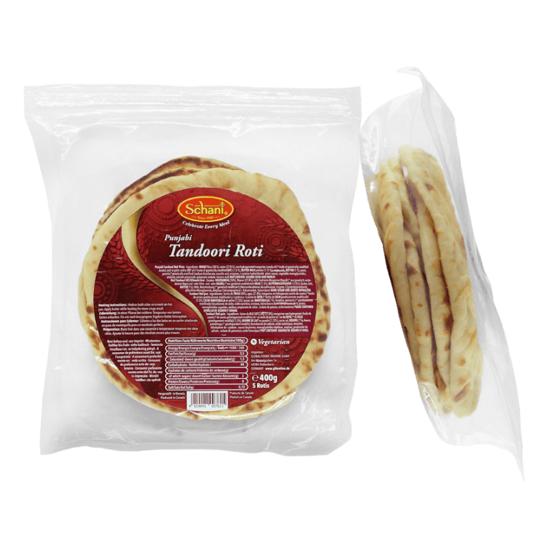 Schani - 400g Punjabi Tandoori Roti 5 pieces