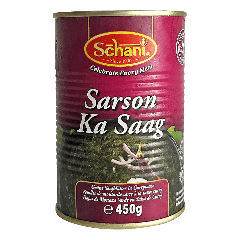 Schani - 450g Sarson Ka Saag (Green Mustard Leaves in Curry Sauce)