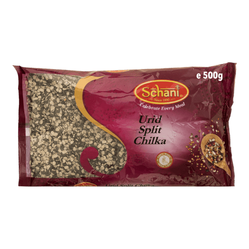 Schani - 500g Urid Dal Chilka (Gespaltene Linsen)