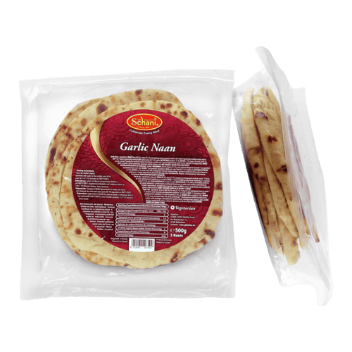 Schani - 500g Knoblauch Naan 5 Stück