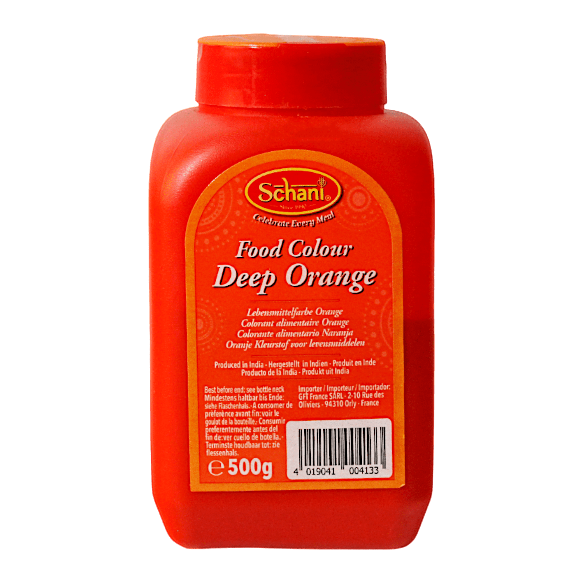 Schani - 500g Food Colouring Orange