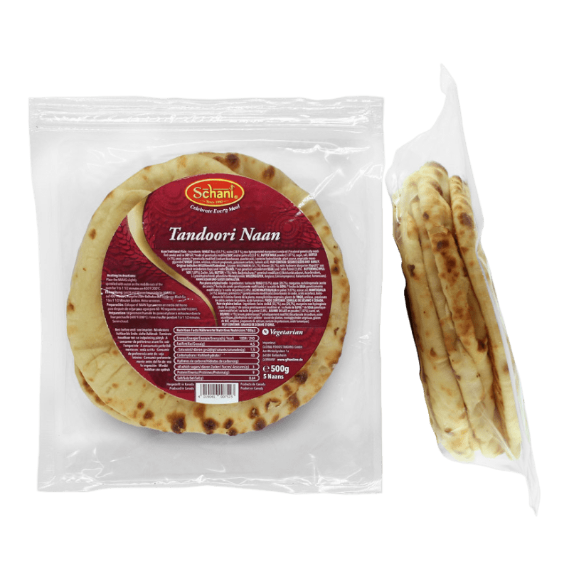 Schani - 500g Tandoori Naan 5 pieces