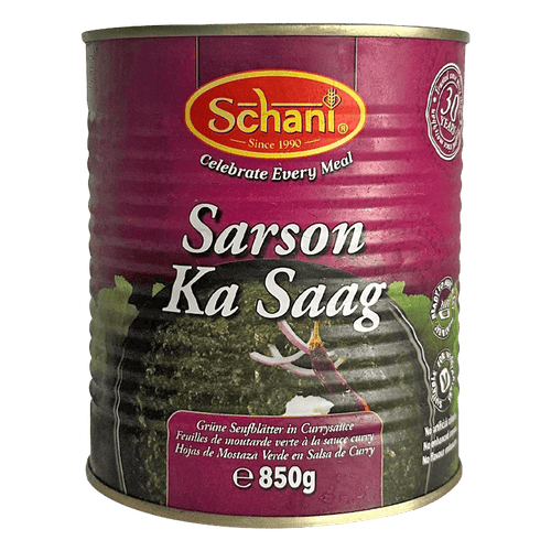 Schani - 850g Sarson Ka Saag (Green Mustard Leaves in Curry Sauce)