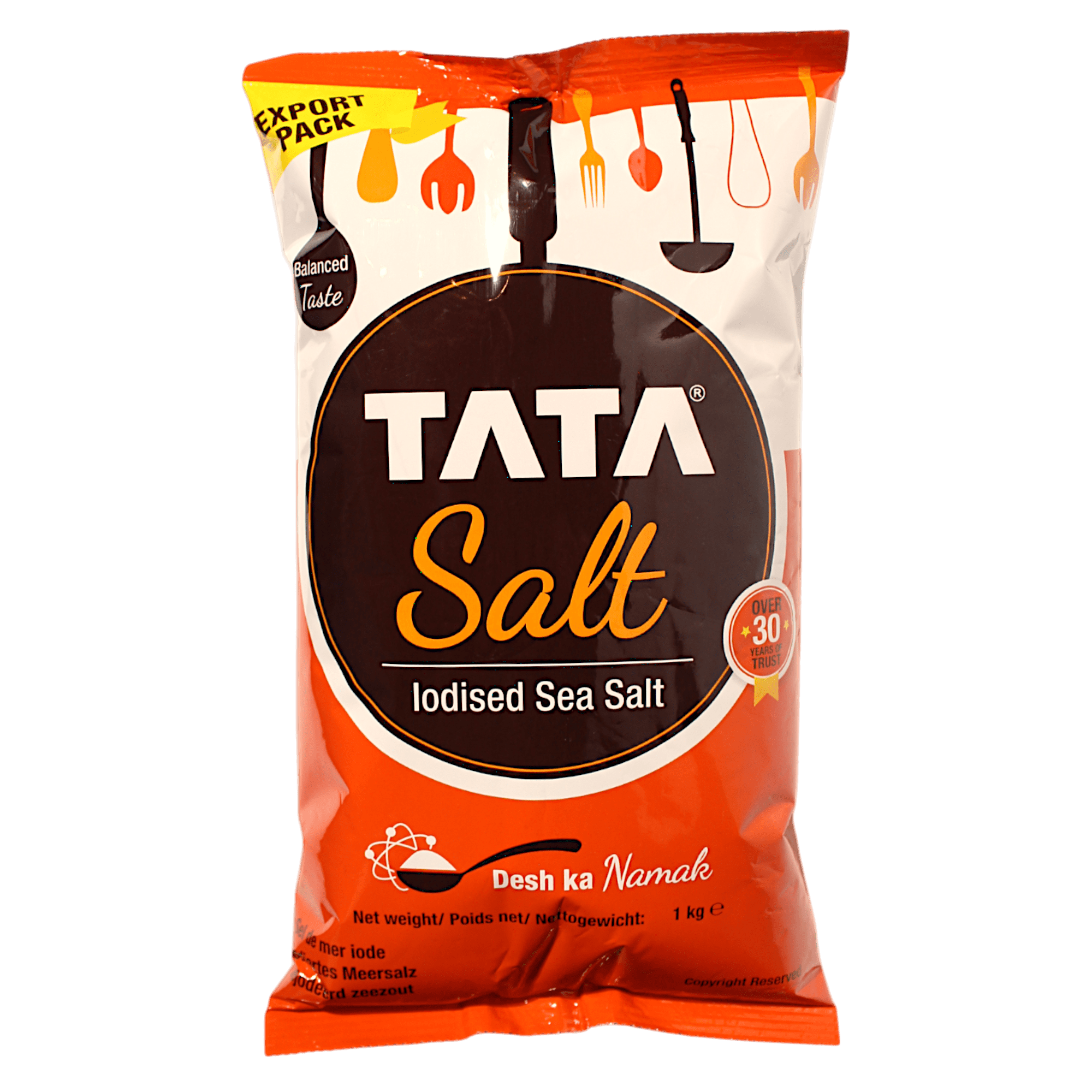 TATA - 1kg Desh Ka Namak (Iodized sea Salt)