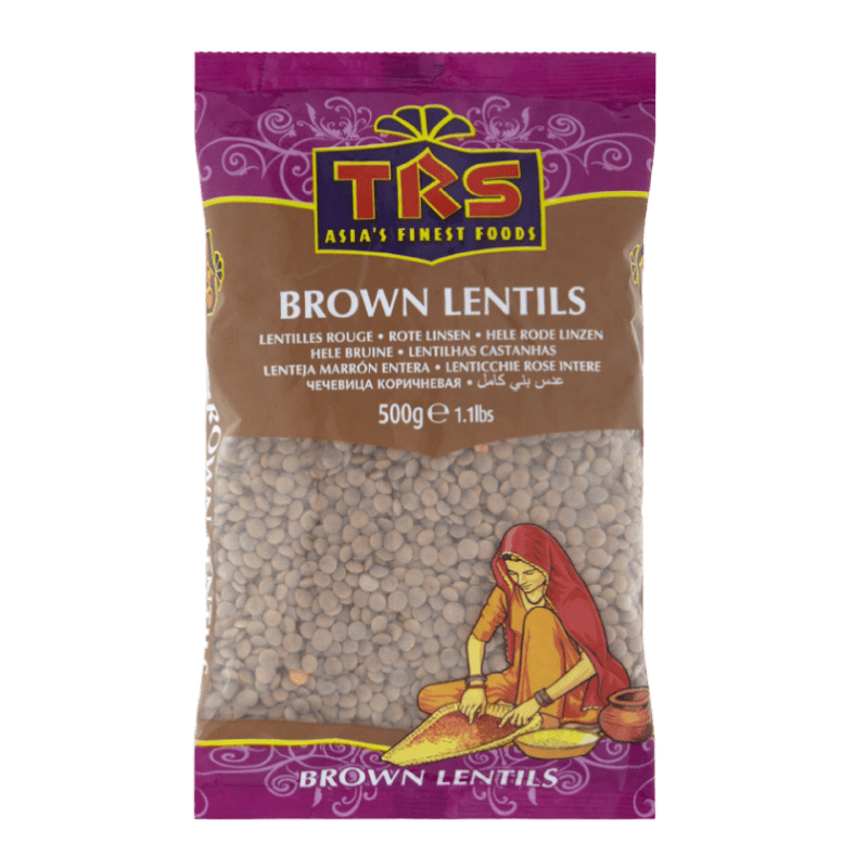 TRS - 500g Masoor Dal Ganzes (Braune Linsen)