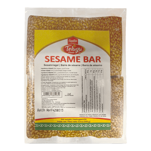 Telugu - 100g Sesame Bar (White)