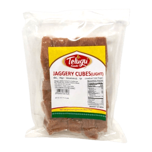 Telugu - 1kg Jaggery Cubes (light)